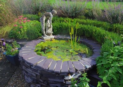 Saxthorpe terraced garden