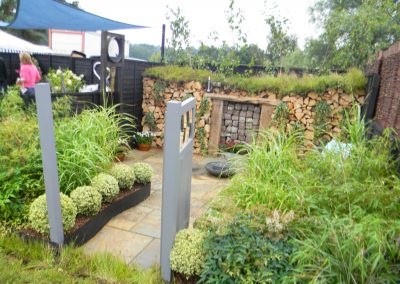 Flower show planting
