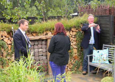 Judging at Sandringham flower show