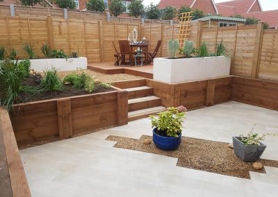 Contemporary town house garden