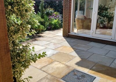 Bespoke arch and patio